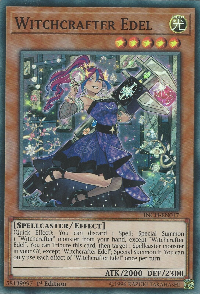 Witchcrafter Edel [INCH-EN017] Super Rare Yu-Gi-Oh!