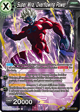 Super Mira, Overflowing Power (BT17-111) [Ultimate Squad] Dragon Ball Super