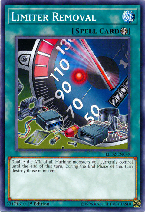 Limiter Removal [LED2-EN049] Common Yu-Gi-Oh!