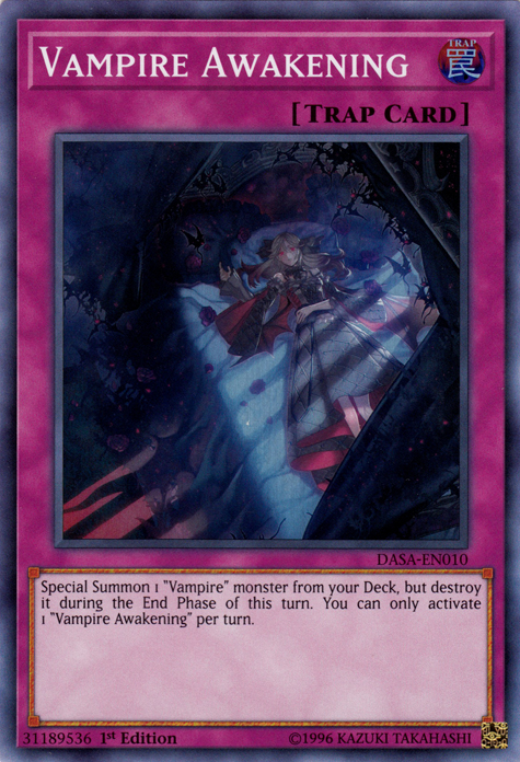 Vampire Awakening [DASA-EN010] Super Rare Yu-Gi-Oh!