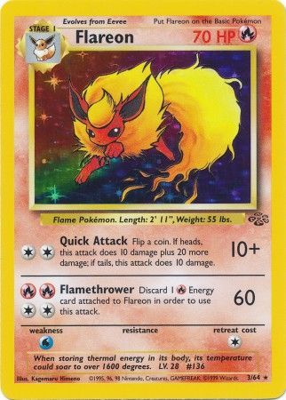 Flareon (3/64) [Jungle Unlimited] Pokémon