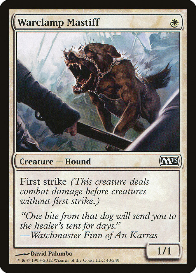 Warclamp Mastiff [Magic 2013] Magic: The Gathering