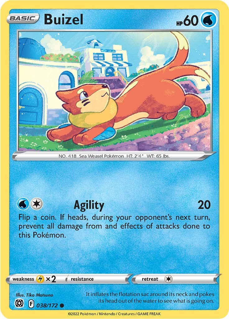 Buizel (038/172) [Sword & Shield: Brilliant Stars] Pokémon