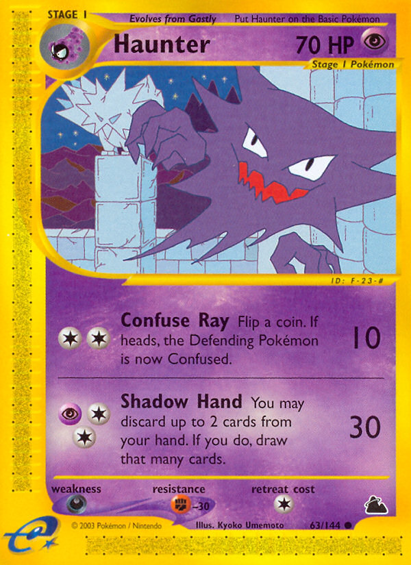 Haunter (63/144) [Skyridge] Pokémon