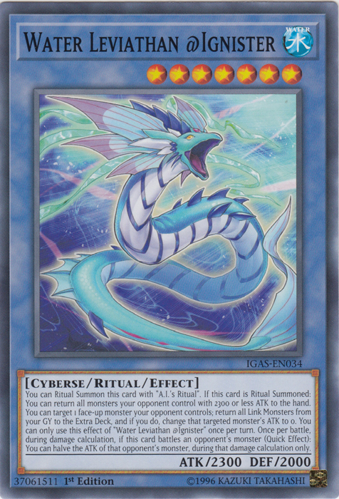 Water Leviathan @Ignister [IGAS-EN034] Common Yu-Gi-Oh!