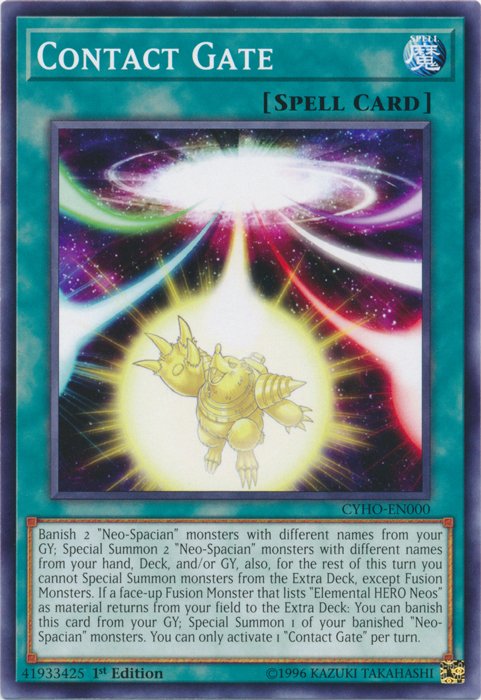 Contact Gate [CYHO-EN000] Common Yu-Gi-Oh!