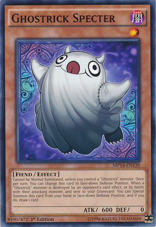 Ghostrick Specter [MP14-EN139] Common Yu-Gi-Oh!