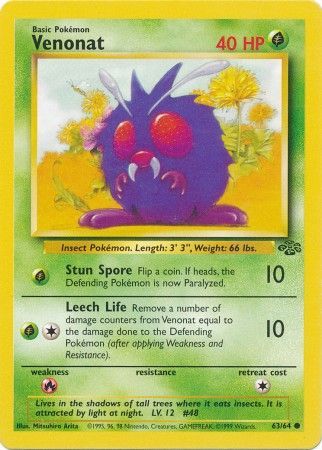 Venonat (63/64) [Jungle Unlimited] Pokémon