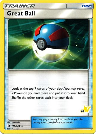 Great Ball (119/149) (Pikachu Stamp