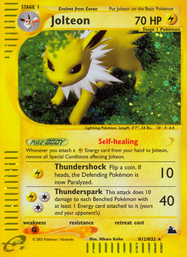 Jolteon (H12/H32) [Skyridge] Pokémon