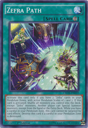 Zefra Path [CROS-EN059] Common Yu-Gi-Oh!