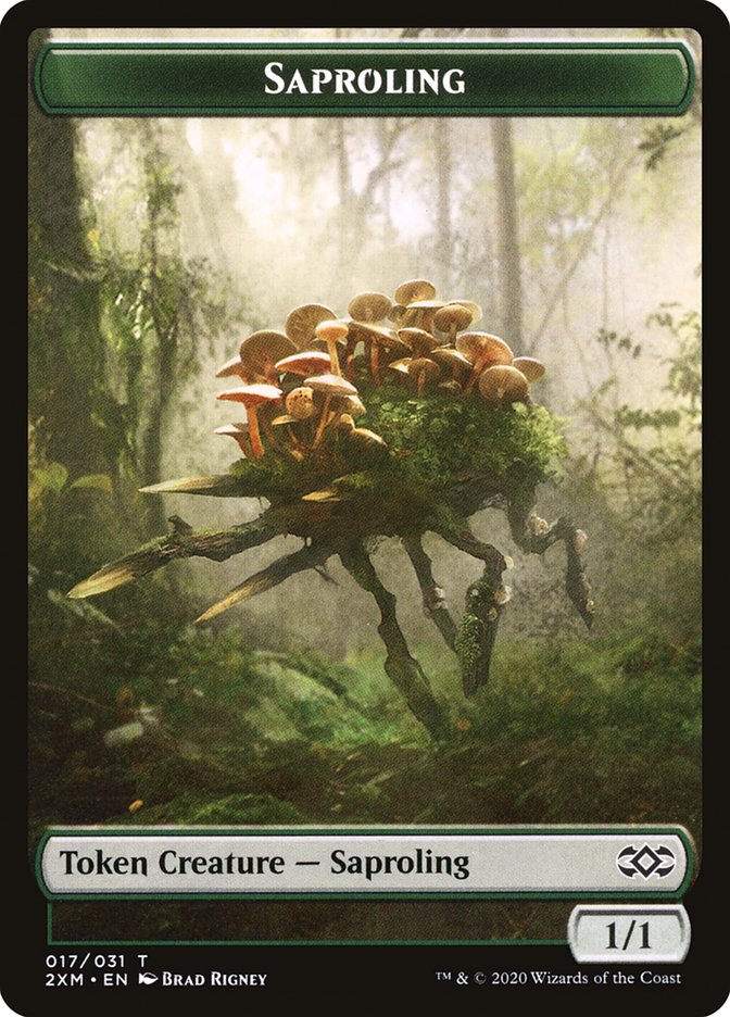 Saproling Token [Double Masters Tokens] Magic: The Gathering