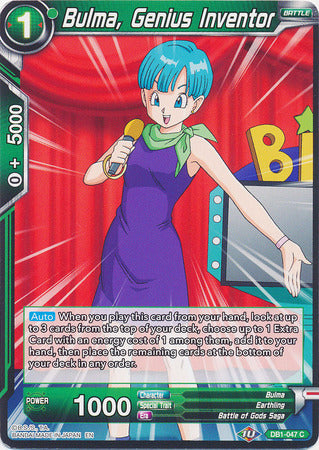 Bulma, Genius Inventor (DB1-047) [Dragon Brawl] Dragon Ball Super