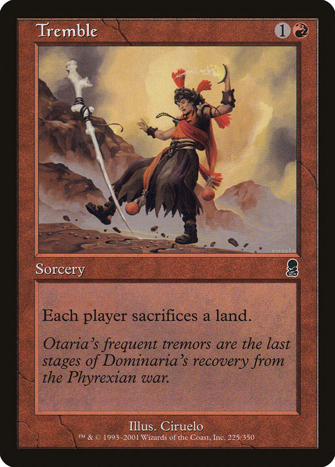 Tremble [Odyssey] Magic: The Gathering