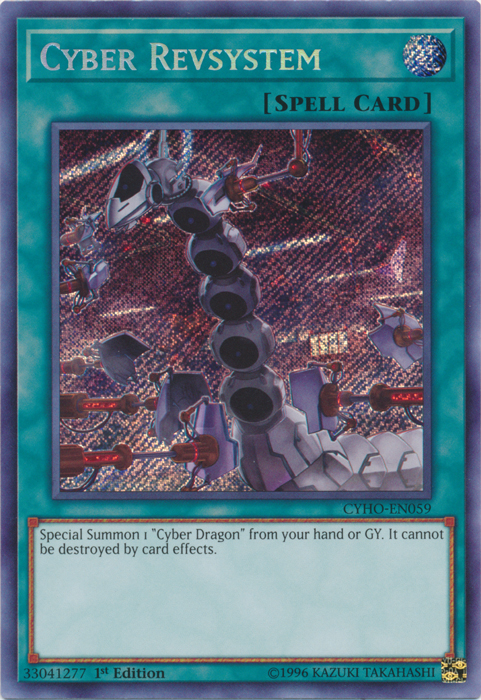 Cyber Revsystem [CYHO-EN059] Secret Rare Yu-Gi-Oh!