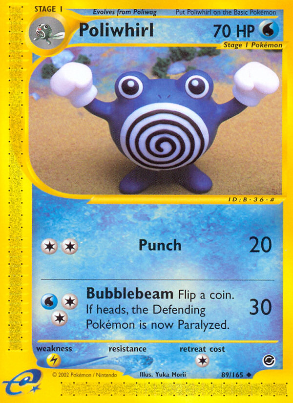 Poliwhirl (89/165) [Expedition: Base Set] Pokémon