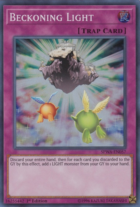 Beckoning Light [SPWA-EN057] Super Rare Yu-Gi-Oh!