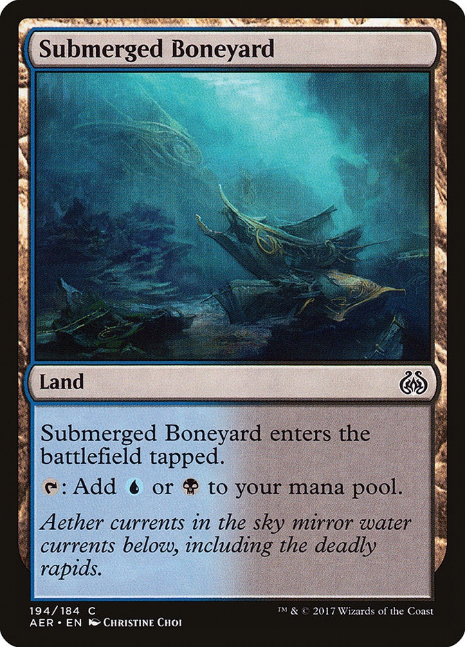 Submerged Boneyard [Aether Revolt] Magic: The Gathering