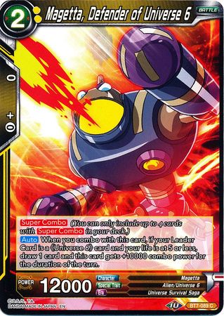 Magetta, Defender of Universe 6 (BT7-089) [Assault of the Saiyans] Dragon Ball Super