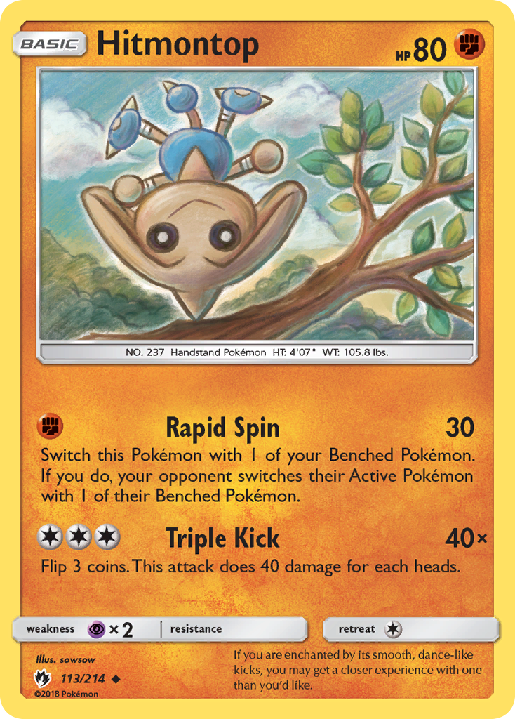 Hitmontop (113/214) [Sun & Moon: Lost Thunder] Pokémon