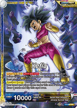 Kefla // Kefla, Surge of Ferocity (Gold Stamped) (P-184) [Mythic Booster] Dragon Ball Super