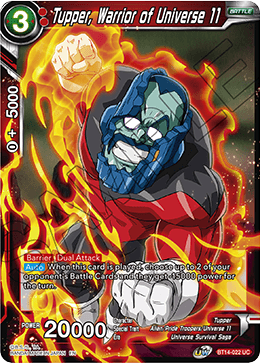 Tupper, Warrior of Universe 11 (BT14-022) [Cross Spirits] Dragon Ball Super