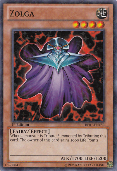 Zolga [BP01-EN182] Starfoil Rare Yu-Gi-Oh!