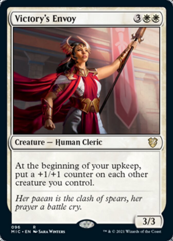 Victory's Envoy [Innistrad: Midnight Hunt Commander] Magic: The Gathering