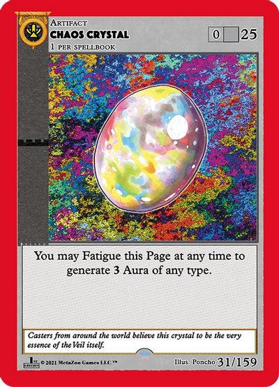 Chaos Crystal [Cryptid Nation: First Edition] Metazoo
