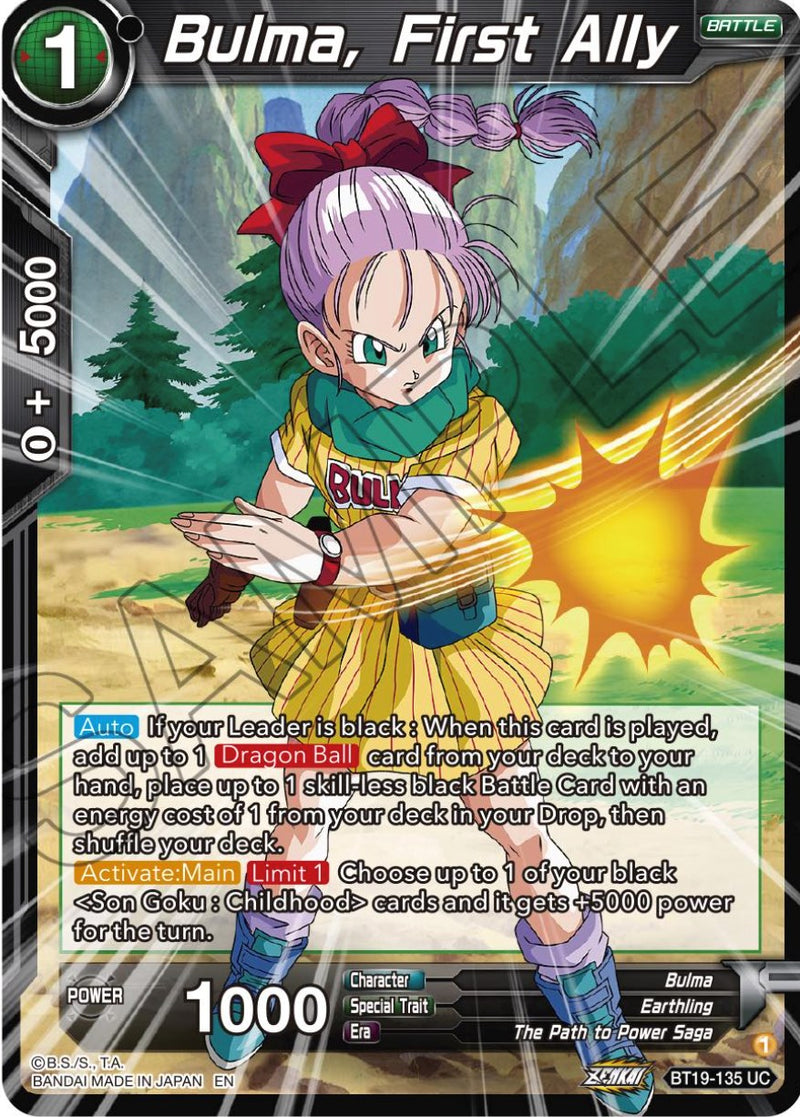 Bulma, First Ally (BT19-135) [Fighter's Ambition] Dragon Ball Super