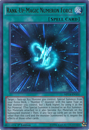 Rank-Up-Magic Numeron Force [MP14-EN101] Ultra Rare Yu-Gi-Oh!