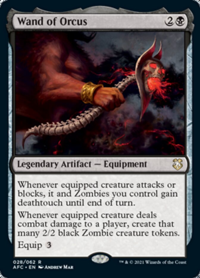 Wand of Orcus [Dungeons & Dragons: Adventures in the Forgotten Realms Commander] Magic: The Gathering