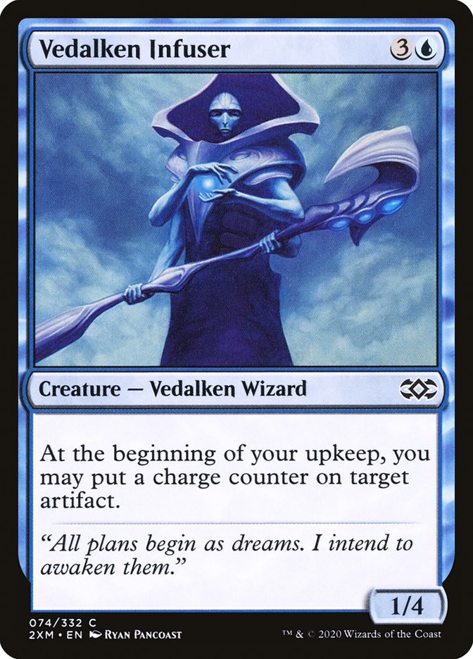 Vedalken Infuser [Double Masters] Magic: The Gathering