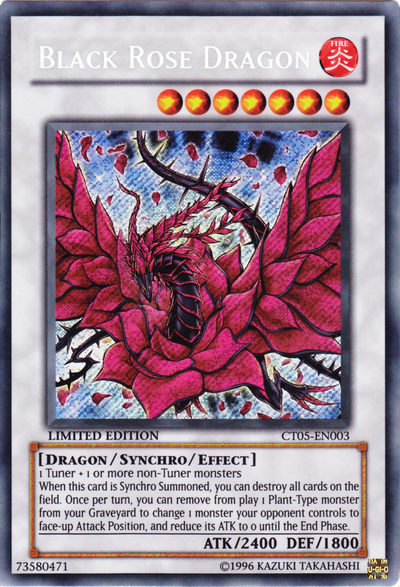 Black Rose Dragon [CT05-EN003] Secret Rare Yu-Gi-Oh!