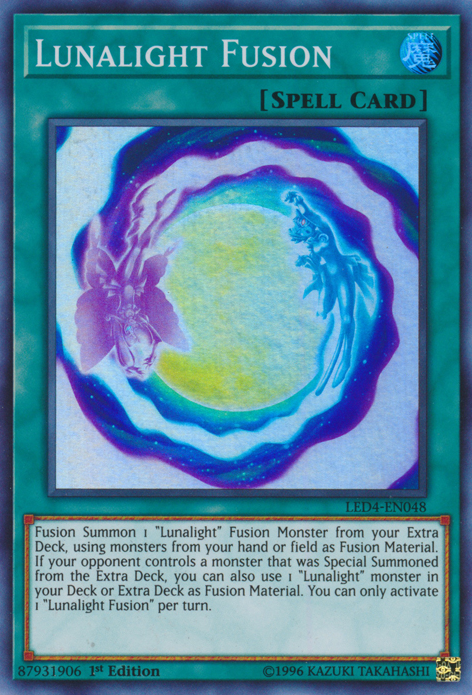 Lunalight Fusion [LED4-EN048] Super Rare Yu-Gi-Oh!