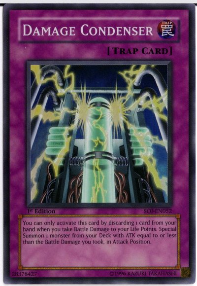 Damage Condenser [SOI-EN052] Super Rare Yu-Gi-Oh!