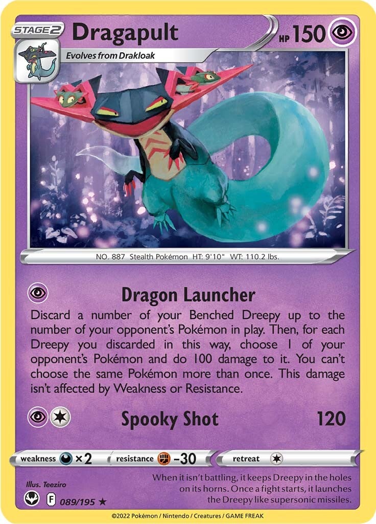 Dragapult (089/195) [Sword & Shield: Silver Tempest] Pokémon