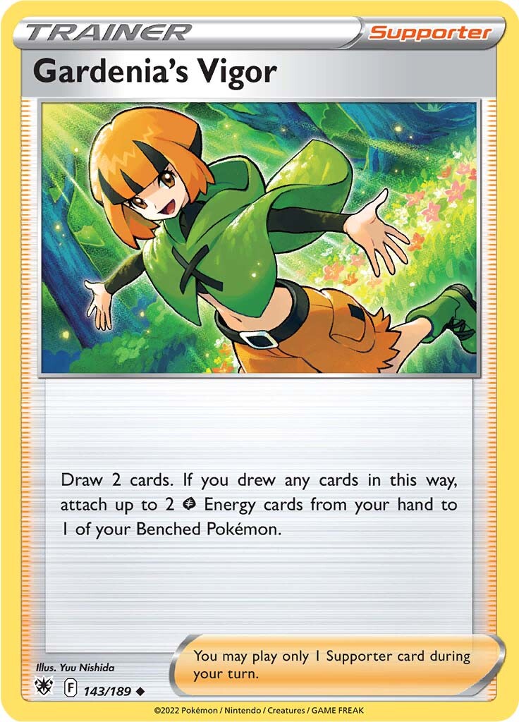 Gardenia's Vigor (143/189) [Sword & Shield: Astral Radiance] Pokémon