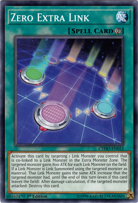 Zero Extra Link [CYHO-EN052] Common Yu-Gi-Oh!