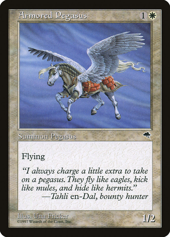 Armored Pegasus [Tempest] Magic: The Gathering