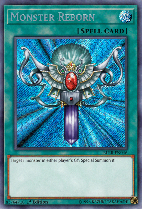 Monster Reborn [BLRR-EN046] Secret Rare Yu-Gi-Oh!