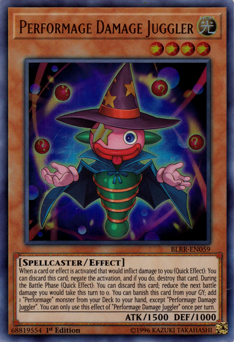 Performage Damage Juggler [BLRR-EN059] Ultra Rare Yu-Gi-Oh!