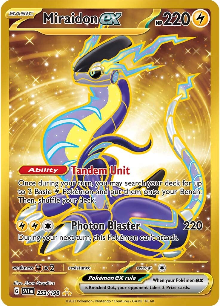 Miraidon ex (253/198) [Scarlet & Violet: Base Set] Pokémon