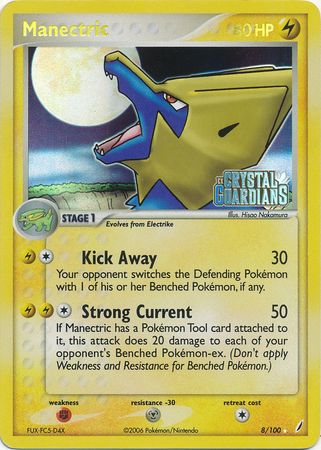 Manectric (8/100) (Stamped) [EX: Crystal Guardians] Pokémon