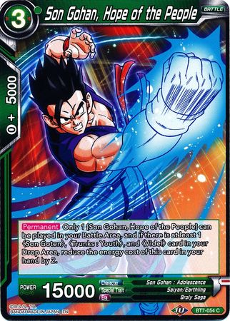 Son Gohan, Hope of the People (BT7-054) [Assault of the Saiyans] Dragon Ball Super