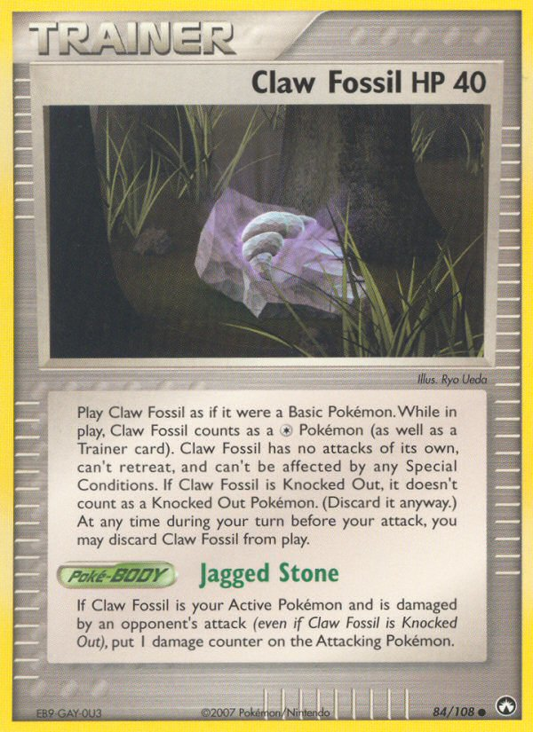 Claw Fossil (84/108) [EX: Power Keepers] Pokémon