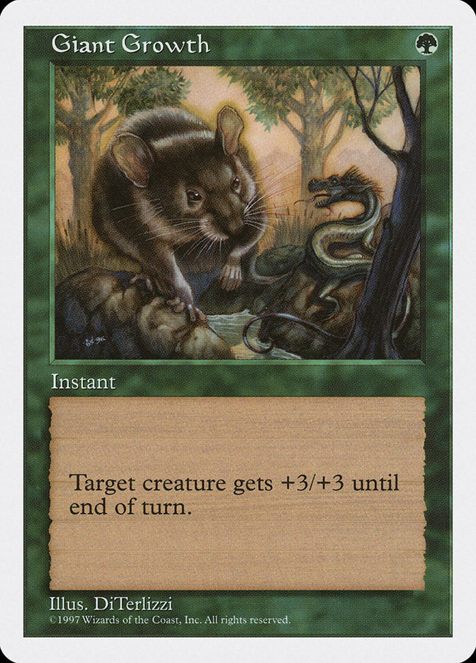 Giant Growth [Fifth Edition] Magic: The Gathering