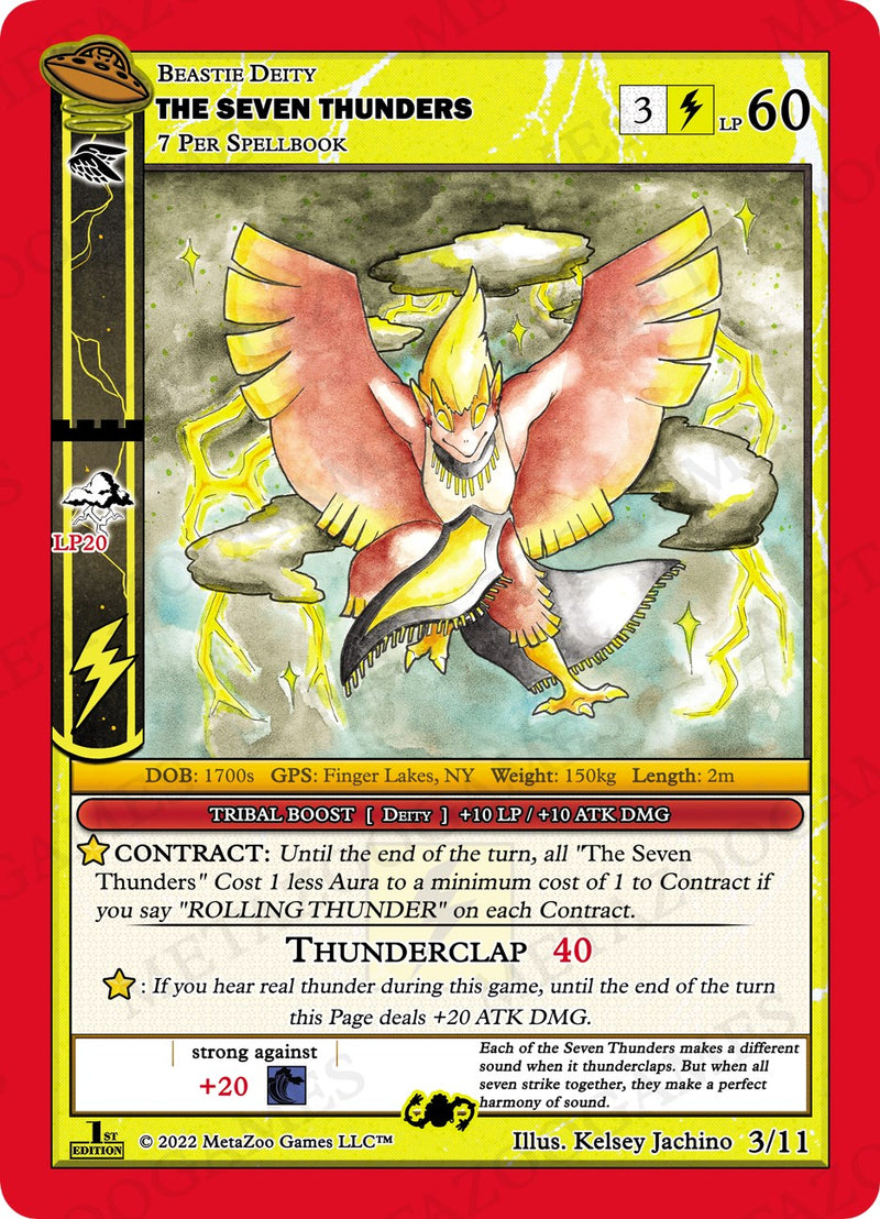 The Seven Thunders [Cryptid Nation: UFO First Edition Tribal Theme Decks] Metazoo