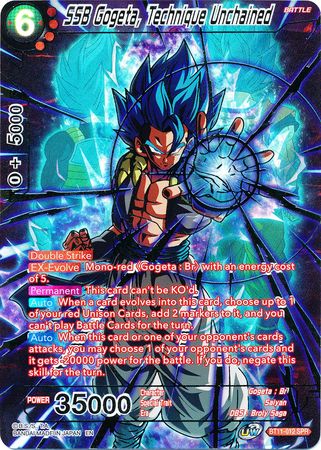 SSB Gogeta, Technique Unchained (SPR) (BT11-012) [Vermilion Bloodline] Dragon Ball Super