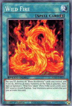 Wild Fire [SGX1-ENH16] Common Yu-Gi-Oh!